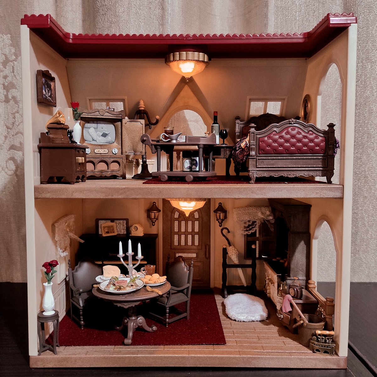 MindPremika's tweet photo. 🤎 #SylvanianFamilies #figure #anime #AttackOnTitan #aot #leviackerman #Levi #leviheichou #kotobukiya #artfxj #myshowcase #ผ่าพิภพไททัน #รีไวล์ #โชว์ของสะสม #ฟิกเกอร์ #โมเดล #Nendoroid #nendoroidphotography https://t.co/gspbM90YCT
