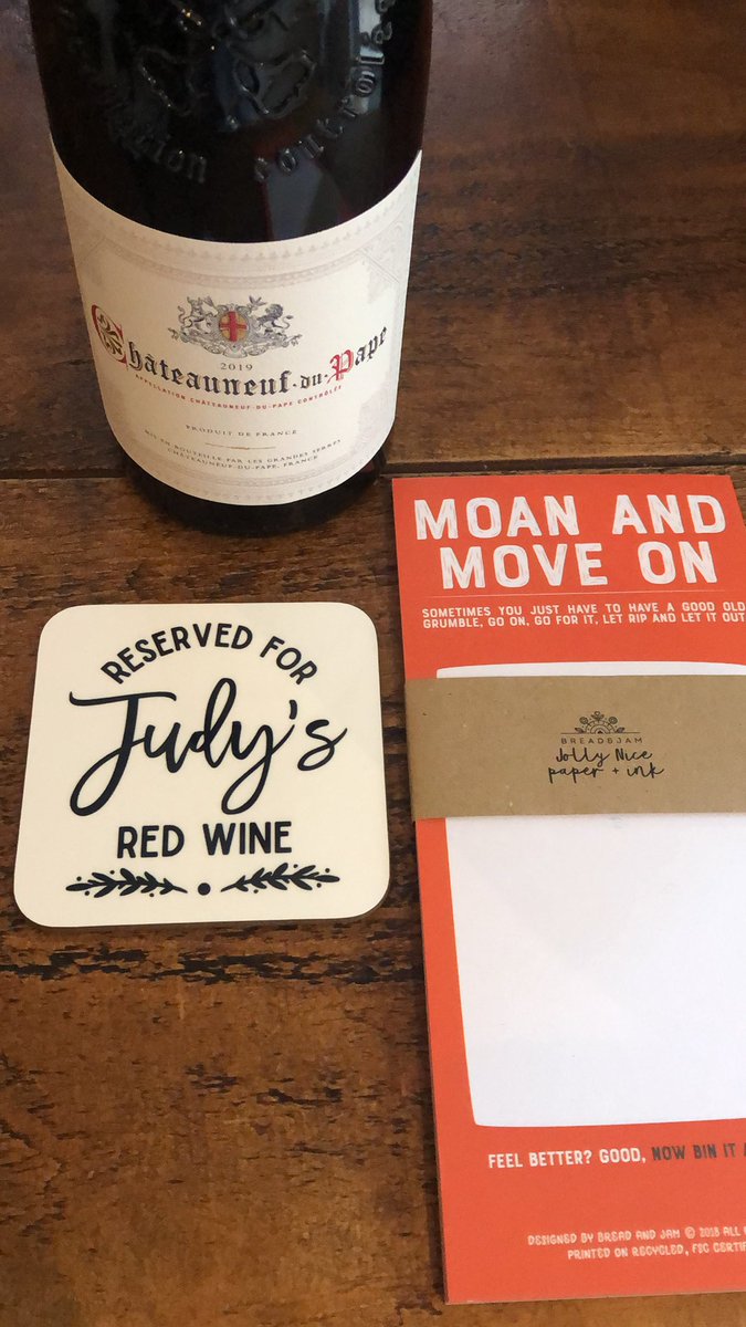 Thanks to my best judy <a href="/emmamakins/">Emma Makins</a> 💗 are you saying I moan 😆 can’t wait to finally try this wine 😋