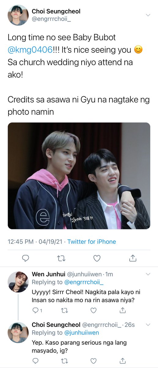 myhappytots's tweet photo. [999]
Hello Kuya Cheol 👋 Halatang miss na miss niyo isa’t isa ah. Kaso parang may nagagalit (?)🤔 https://t.co/gNBBwX1x6y