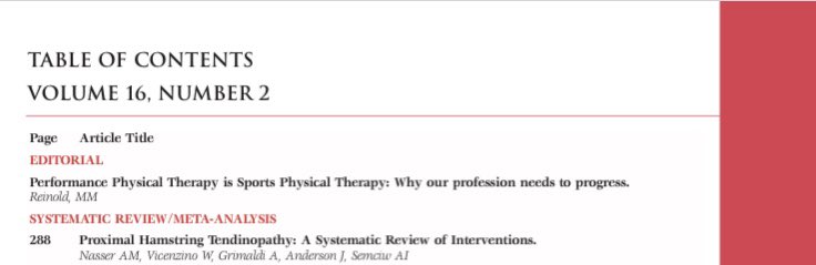 KThorborg's tweet photo. @IJSPT Issue 2: Editorials, Systematic Reviews, Case Reviews and Clinical Commentaries, Viewpoints and @IntFSPT Perspectives. Everything from Hamstring tendinopathy, groin screen, ACL rehab and therapeutic alliance and 23 original papers https://t.co/84bAbDNje8 #noaprilsfool https://t.co/7GOG0P19JX