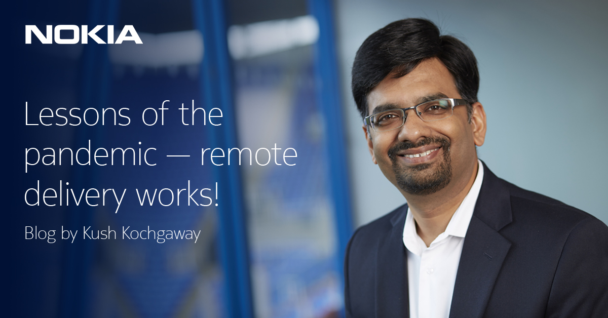 nokianetworks's tweet photo. Remote delivery - another example of the pandemic speeding up adoption of innovative business models. Read our blog: https://t.co/4nWt5emTo4
#5G core #DevOps #DelOps https://t.co/qCQ0WQvnkj