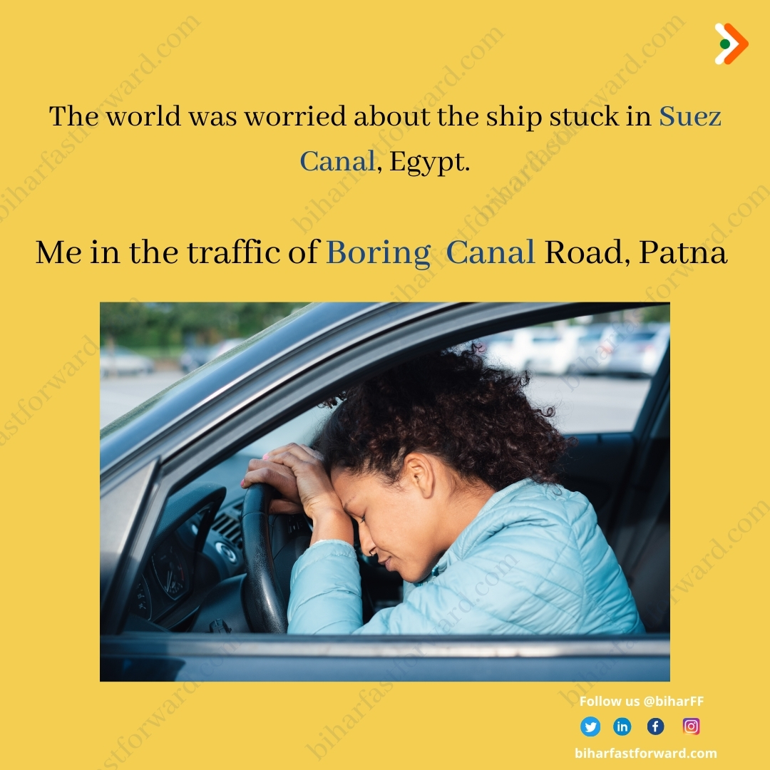 biharFF's tweet photo. Patna walon raise your hands.
#suezcanal #momentmarketing #trend #trending #rebootbihar #bihar #biharfastforward https://t.co/OhwMfIxsXV