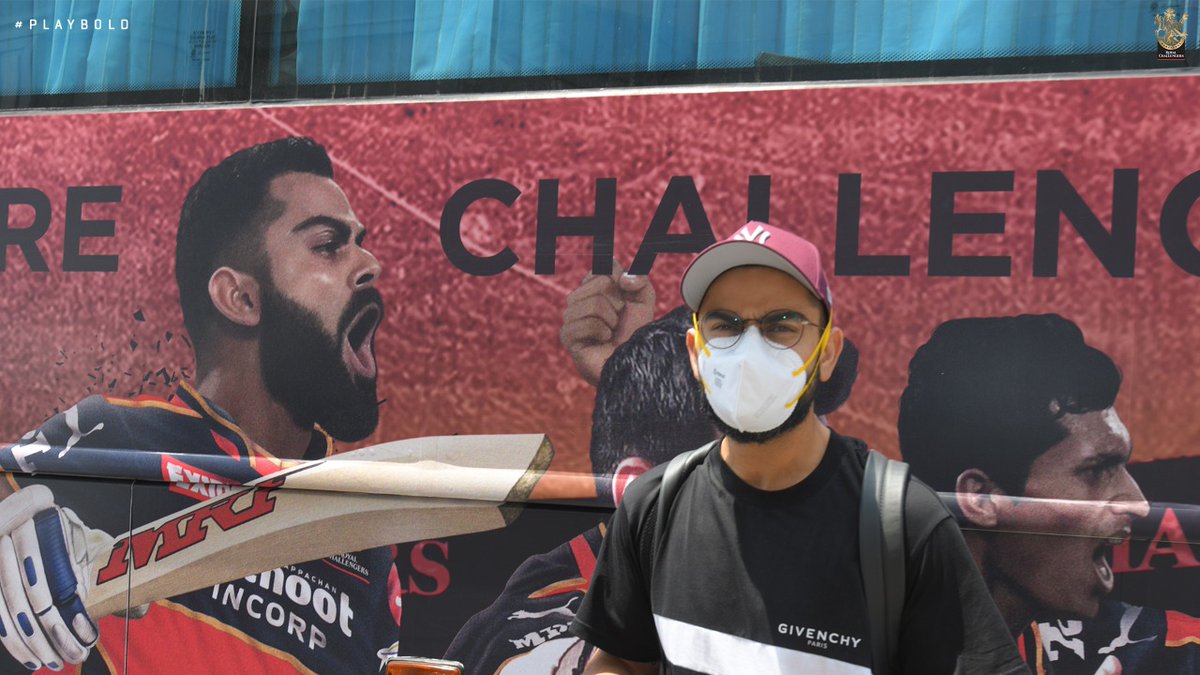 If you thought we were done breaking the internet for the day, think again! 😎

Captain Virat Kohli 👑 has arrived in Chennai 🤩

#PlayBold #WeAreChallengers #IPL2021