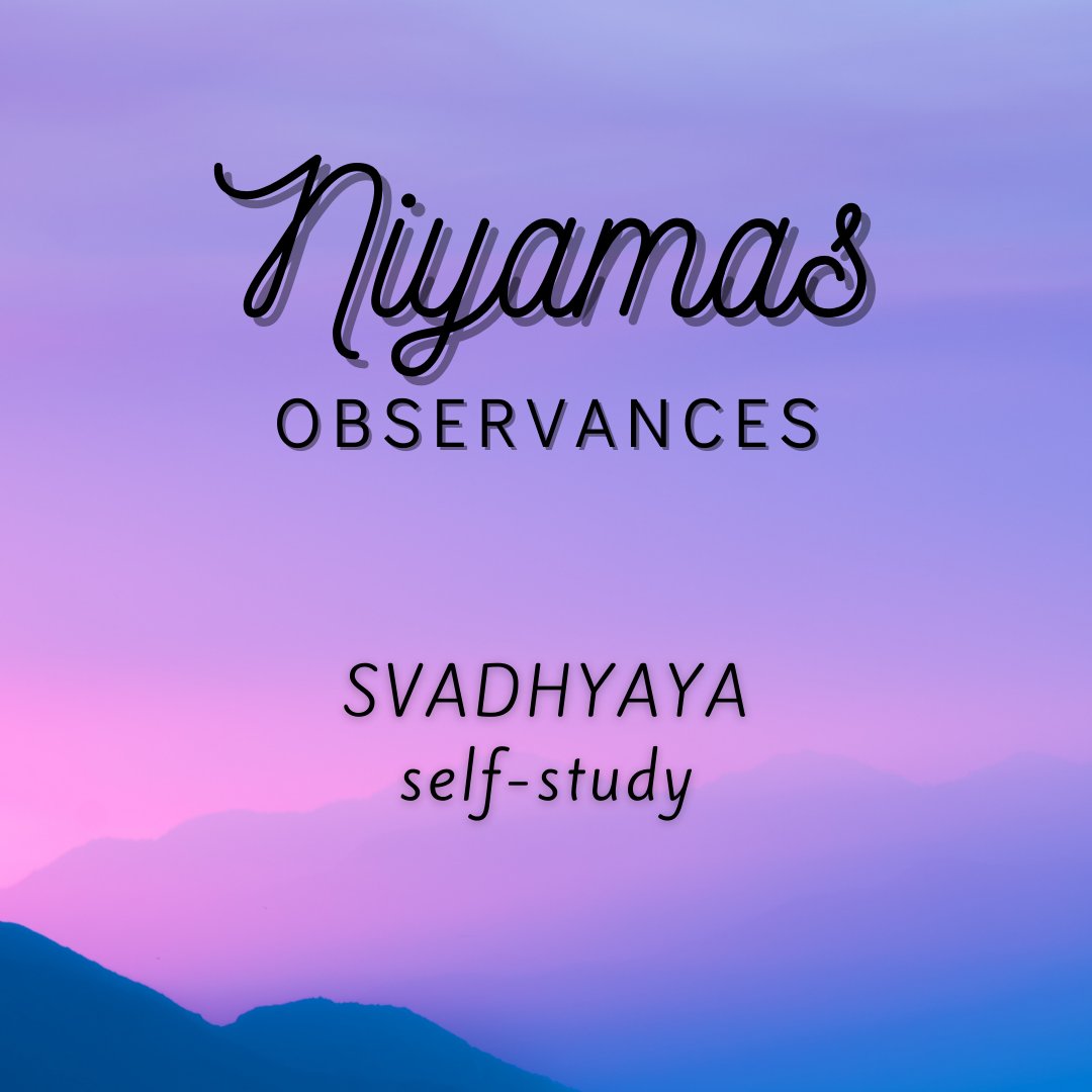 bambooYOGA's tweet photo. Did you know that there are 8 separate limbs of yoga, and asana (the physical yoga practice) is just one of them?⠀⠀⠀⁣⠀⠀⠀⁣
⠀⠀⠀⁣⠀⠀⠀⁣
Today we are looking at the fourth of the five Niyamas (observances), 𝐬𝐯𝐚𝐝𝐡𝐲𝐚𝐲𝐚. Svadhyaya means self-study. https://t.co/j7YbAL18kM