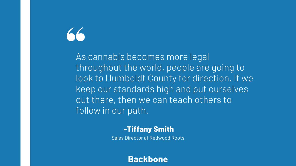 BackboneSuccess's tweet photo. Humboldt County is globally renowned for cannabis cultivation. Learn how Redwood Roots has built authentic relationships and streamlined processes to show the world how it’s really done in Humboldt County! https://t.co/e6m2whI0tT
#backbonesoftware #cannabistech #supplychain https://t.co/t43Qk1iqqY