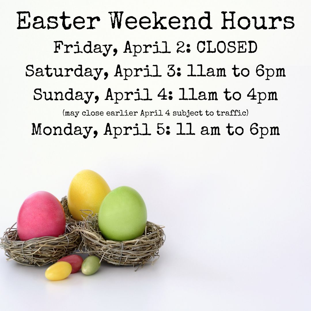 mipupico's tweet photo. Yay for long weekends! We're closed this weekend on Friday, April 2, and open with reduced hours on Sunday, April 4. Have a safe and enjoyable long weekend! https://t.co/qWcFAC4v8p