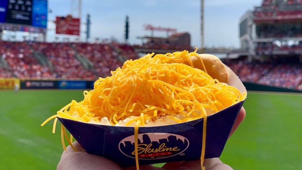 Skyline_Chili's tweet photo. We are officially back at GABP❗ How excited are you?? GIFs only!​
@reds #RedsOpeningDay
📷: Instagram user richardyoung https://t.co/ERWGMdRbQI