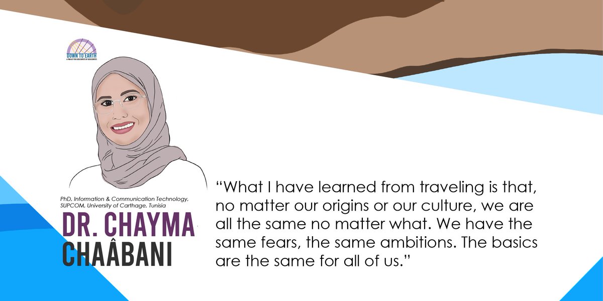 Dr. Chayma Chaâbani's passion for travel started during a 6 month project in Canada during her engineering degree. Since then her work has taken her across the 🌍 to places like Luxembourg, Italy and India where she has learned valuable lessons about herself and the world!✈️ 🌎