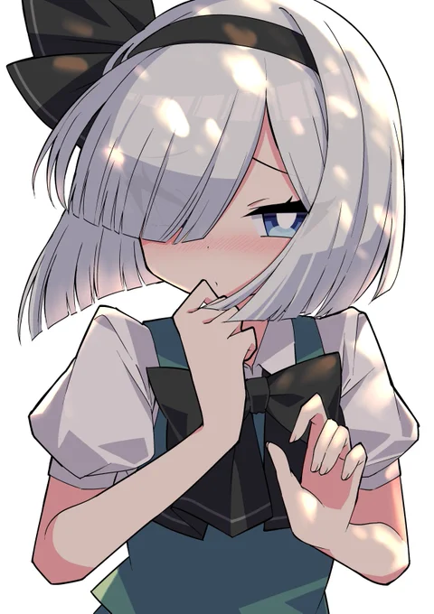 目隠れみょん。。? 