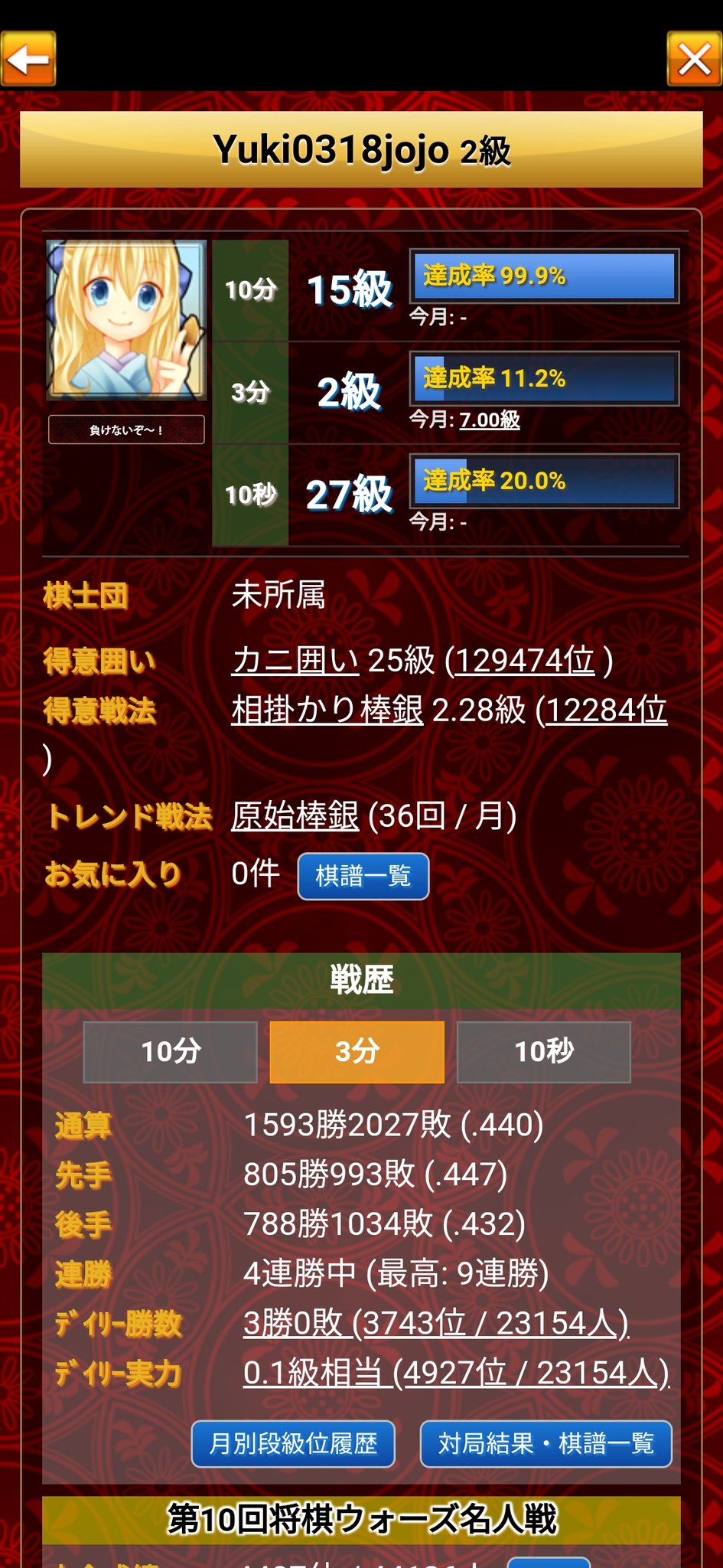将棋ウォーズ公認 プレイヤー晒しアカウント Heroz Official Twitter