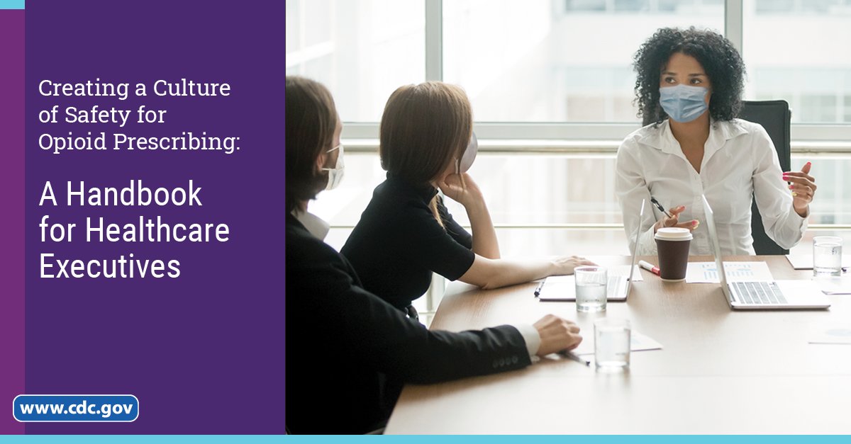 CDCInjury's tweet photo. “Since joining, we’ve focused on high-dose, high-risk, and unnecessary #opioid prescribing," said Dr. Sharon Rikin, as she shares about #CDC's Opioid Quality Improvement program. Read her story in our new Handbook for Healthcare Executives: https://t.co/L3BxiaMDeA @SharonRikinMD https://t.co/aja6NInhV2