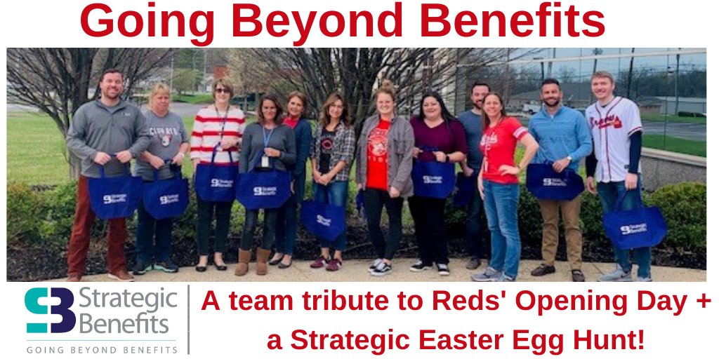 Good luck to the <a href="/Reds/">Cincinnati Reds</a> on Opening Day! #strategicbenefits #goingbeyondbenefits #employeebenefits #goreds #happyeaster