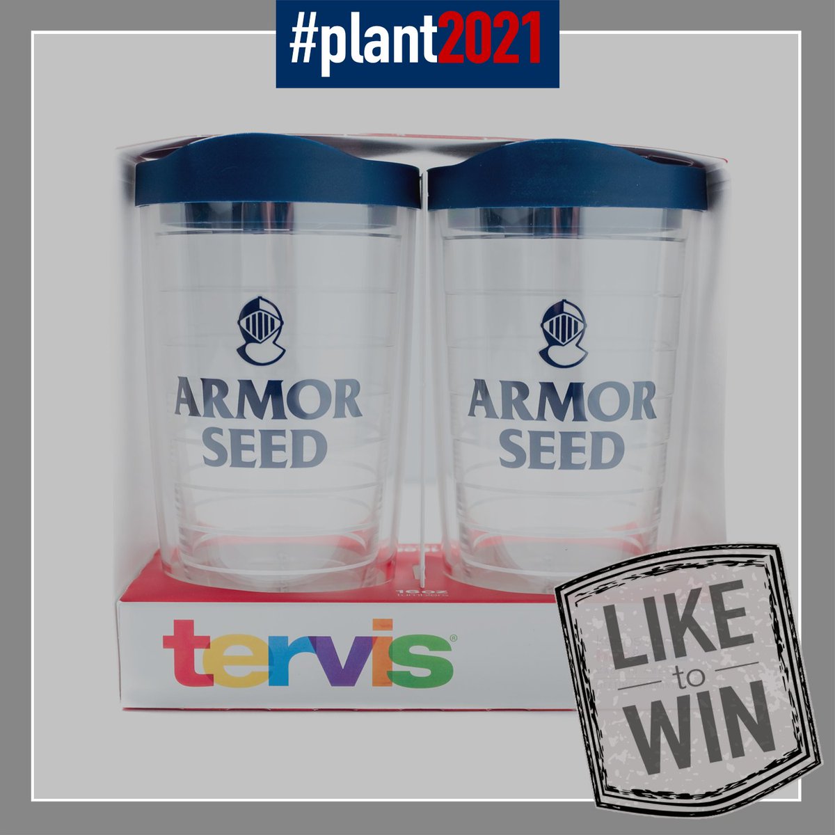 ArmorSeed's tweet photo. ICYMI: We're bringing the #plant21 fun! Up for grabs in our second week? The popular Armor Seed Tervis tumbler set! Simply like a contest post for your chance to win; RT for a second entry. Prizes announced Fridays. #StartStrong21 #NoFarmersNoFood #whowillwin https://t.co/dTXUN1qGdB