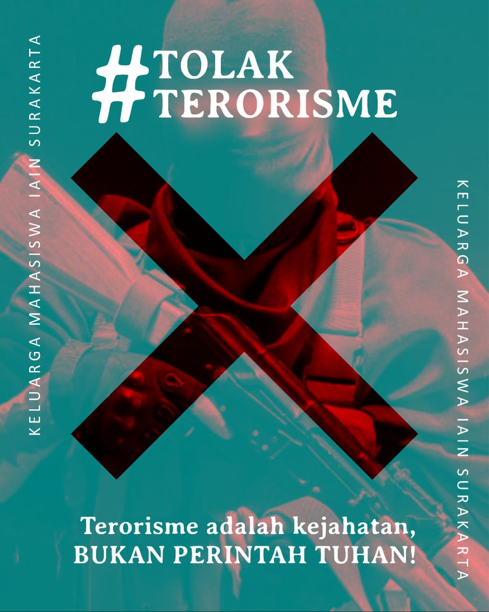 Merinufa_18's tweet photo. Seperti perbudakan dan pembajakan, terorisme tidak memiliki tempat di dimanapun.

@Kemenag_RI
@YaqutCQoumas
@iainsurakarta
@demaiainska

#KMIAINSURAKARTA
#TolakTerorisme
#ModeratHebat https://t.co/78RzDebijE