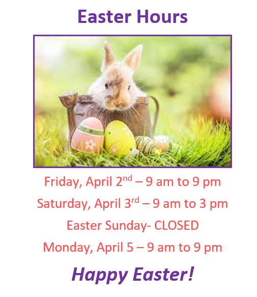 SaundersTax's tweet photo. No #AprilFools joke!  We are open this Easter weekend -  Friday, Saturday and Monday.  Open every day except #EasterSunday. Let us help you file your #tax #return. https://t.co/Birk05mv80
#LessTaxingLife
#MoreProsperousSolutions https://t.co/fGLuAmhfw3