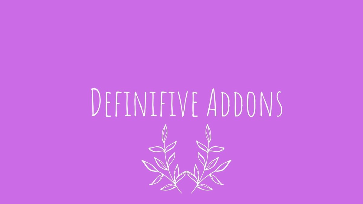 DefinitiveAddon's tweet image. wordpress.org/plugins/defini…
DEFINITIVE ADDONS FOR ELEMENTOR
 Powerful Addons to enhance your website look