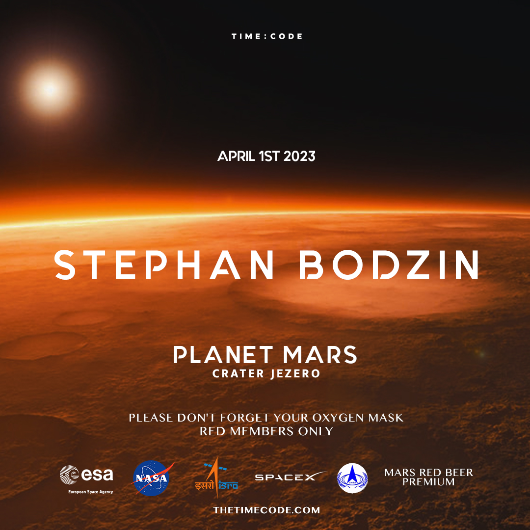 timecodemusic's tweet photo. We are pleased to present you the
first-ever interplanetary show and landing at Planet Mars with @stephanbodzin 🚀!

Join us - https://t.co/nep8Ck97zx https://t.co/CiaJnhUMv0