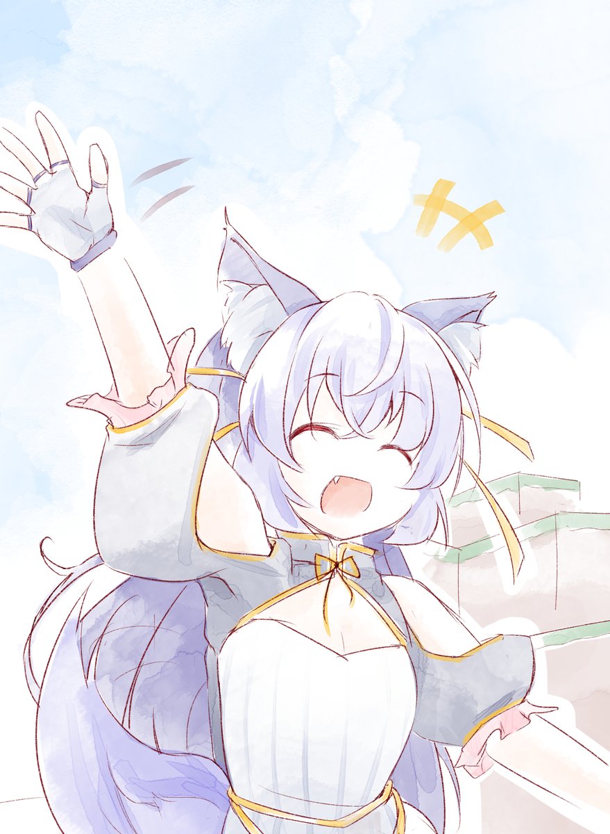 「みりくるんようやく描いた。この3人のマイクラどれも好き。
 
#みりくるん #ル」|にゃんごるもあのイラスト