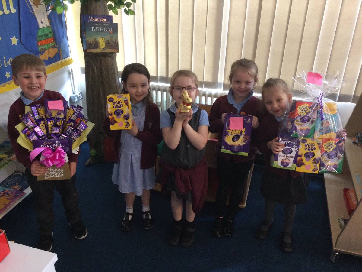 Year1HolyFamily's tweet photo. Our wonderful prize winners! Have a lovely and safe Easter everyone 🐰🐣🍫🥚✝️ https://t.co/dEwMyuWAru