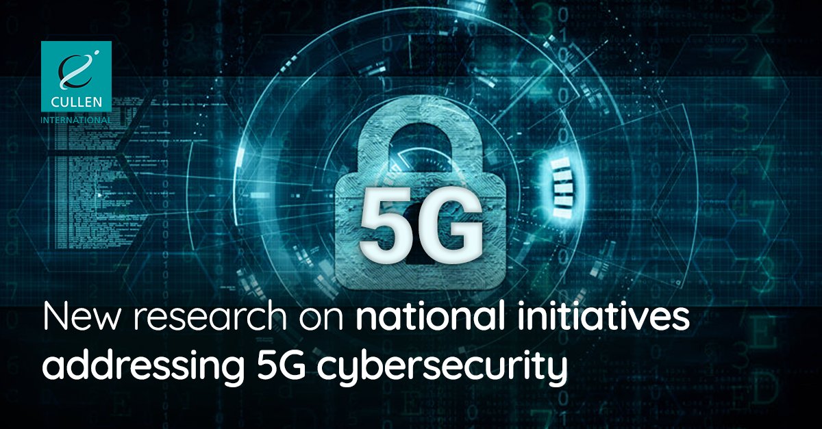 CullenInt's tweet photo. National initiatives addressing #5G #cybersecurity in Europe may include:
- new security requirements for 5G technologies,
- actions to transpose the security measures recommended in the #EU #5Gtoolbox,
- establishing criteria to define #HighRiskVendors
https://t.co/9YrTXMST5Z https://t.co/KYsg78PqZI