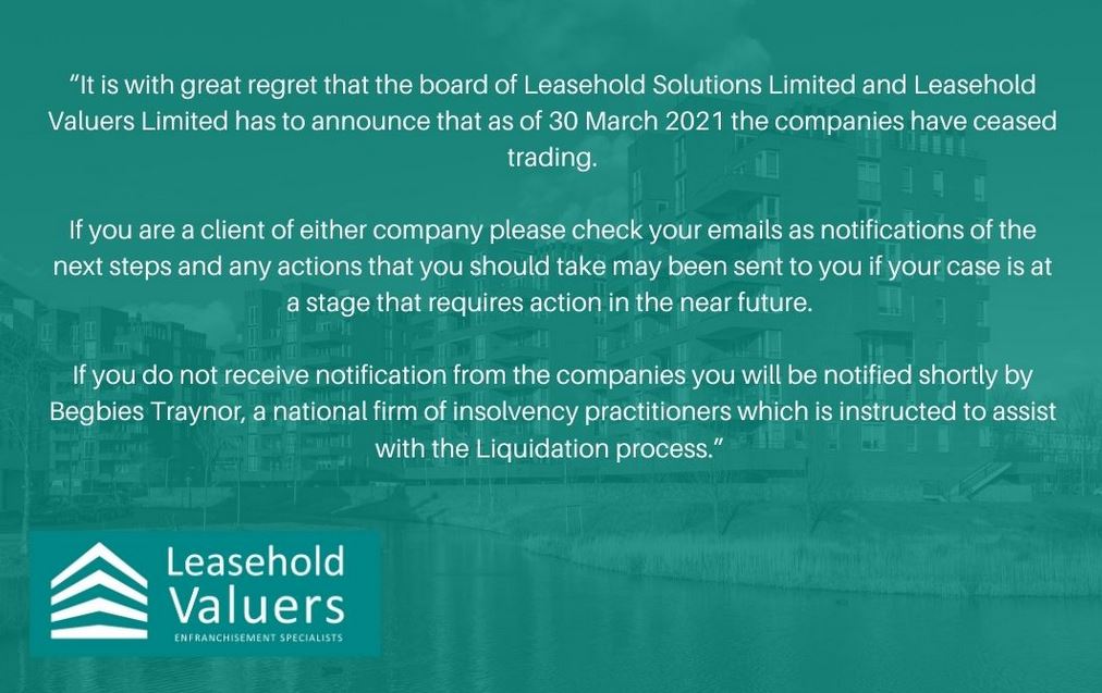 RichardMurphy1's tweet photo. Sad day for all the staff at the Leasehold Solutions, Leasehold Valuers and Leasehold Law. They worked tirelessly for leaseholders up and down the country and will be sorely missed. I wish them all the very best. https://t.co/IDgPDBaYnJ