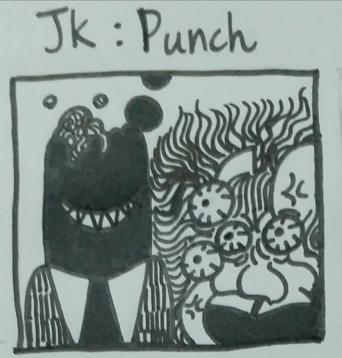 AbysmAmeru's tweet photo. Joke:Punch

#doodles #scrap #squence #fourpage #darkart #dark #creepy #cthulhu #shubeniss #shubniggurath #shubniggurathgroup #originalcharacter #abstractart #blackandwhite #psychohorror #art #クトゥルフ神話 #ホラー #くリピ #4コマ漫画 #joke #nyarlathotep https://t.co/oKn1Pwauq2