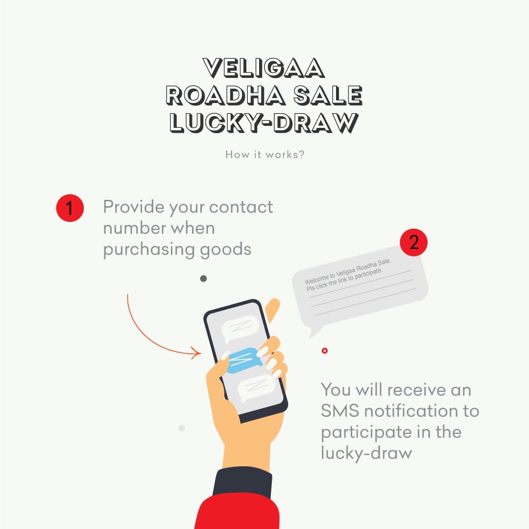 veligaahardware's tweet photo. Complete your participation in our Roadha Sale lucky-draw by simply submitting the required information in the SMS link. 

#veligaahardware #roadhasale https://t.co/G8U4o5SfCq