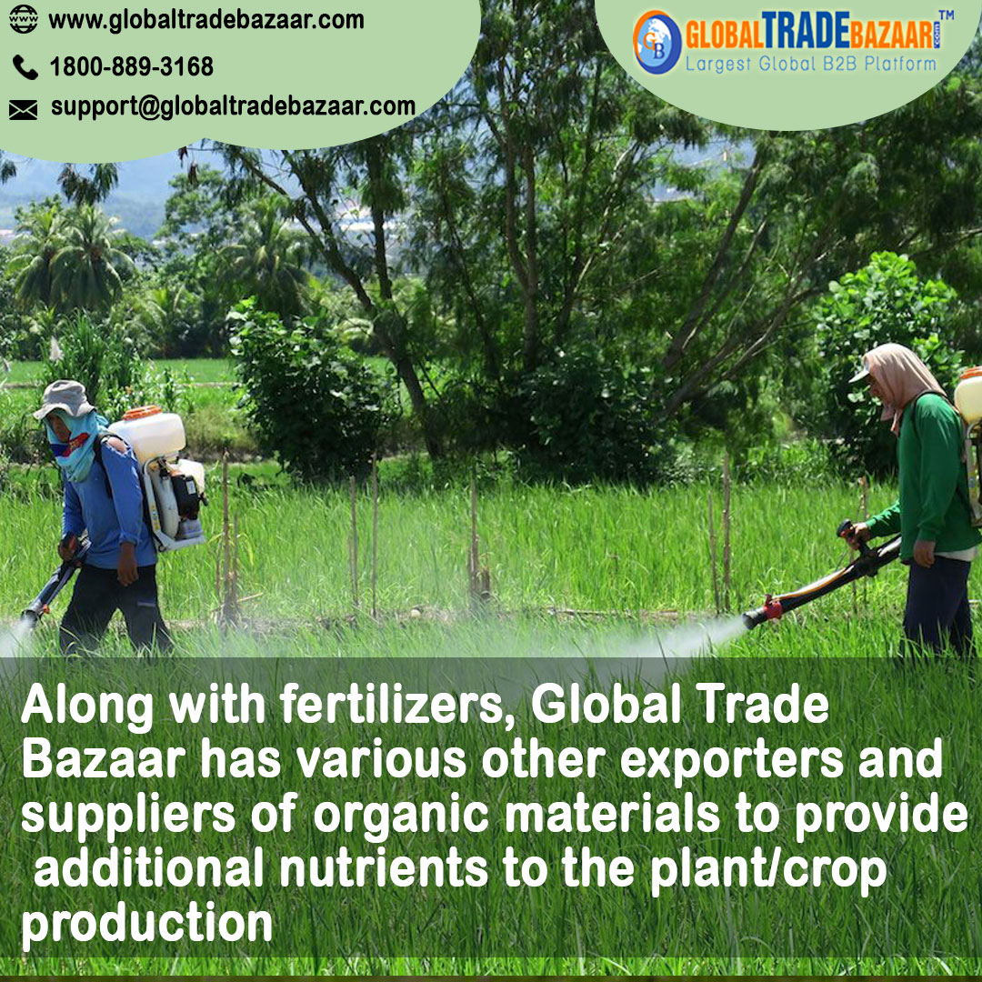Gtradebazaar's tweet photo. Sustainable agriculture is an important global issue. The use of organic fertilizers can enhance crop yield and soil properties while restraining pests and diseases.
 #globaltradebazaar #GTB https://t.co/eEknoYrRnX
