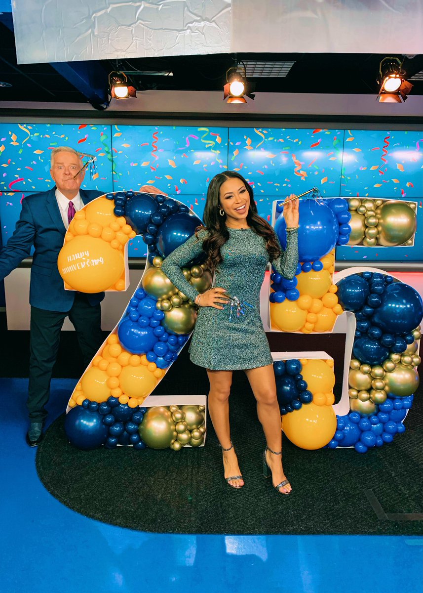 JOIN THE CELEBRATION!!!
🎉
25 YEARS OF GOOD DAY PHILADELPHIA!!!
honored to be part of a show that has such a legacy- for not only doing the news, but also doing whatever it takes to start your morning off with a smile too! 
😁
Thank you for spending your mornings with us!!
💙🥂💛