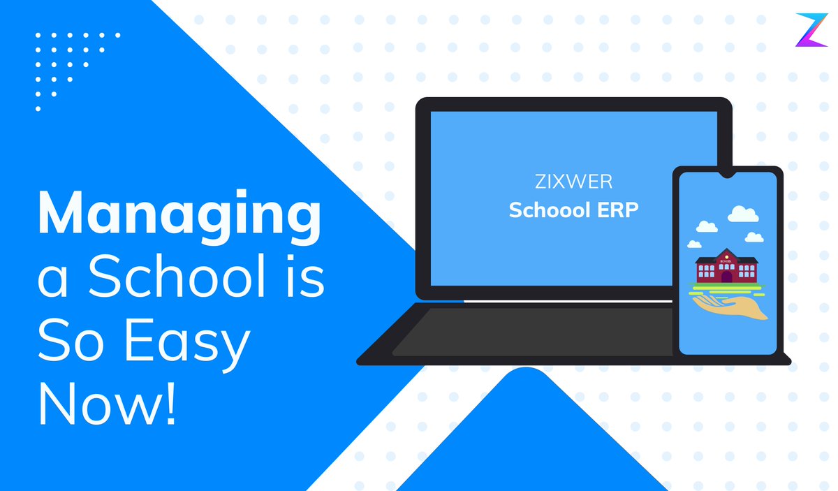 zixwer's tweet photo. Everything is digitalizing. Why shouldn't schools?
Zixwer has decided to take steps towards this.

Here Zixwer school ERP solutions come up with a platform for organizing all your schools data and activities efficiently. You can track students fees, performance, etc on fingertip https://t.co/g5eZXUWqbW