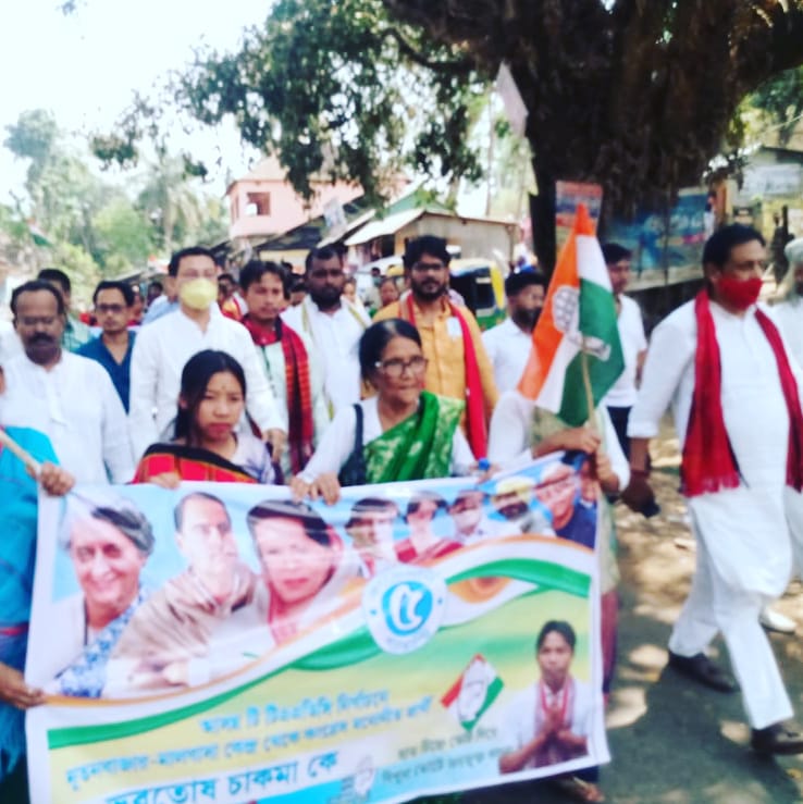 rajeshsinhaiyc's tweet photo. आज अमरपुर मे #_रोड_शो कर कांग्रेस प्रत्याशी बाबूतूस चकमा जी के पक्ष में जनसमर्थन मंगा ।
#TTADCelection #ADCelection in Tripura https://t.co/iMq4cgT7il