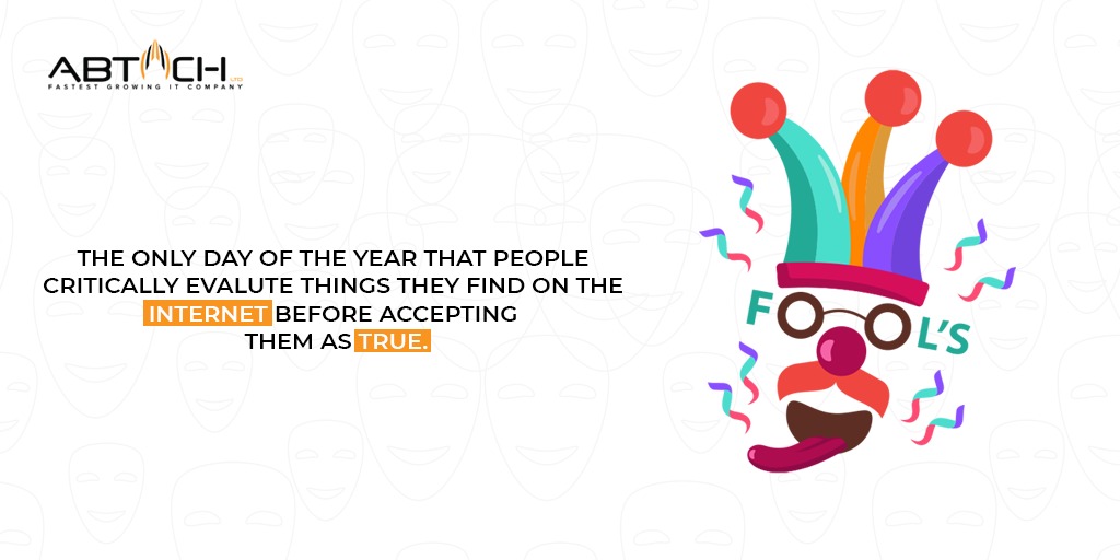 #AprilFoolsDay - Do you believe everything you are told on the 1st of April? April Fools!