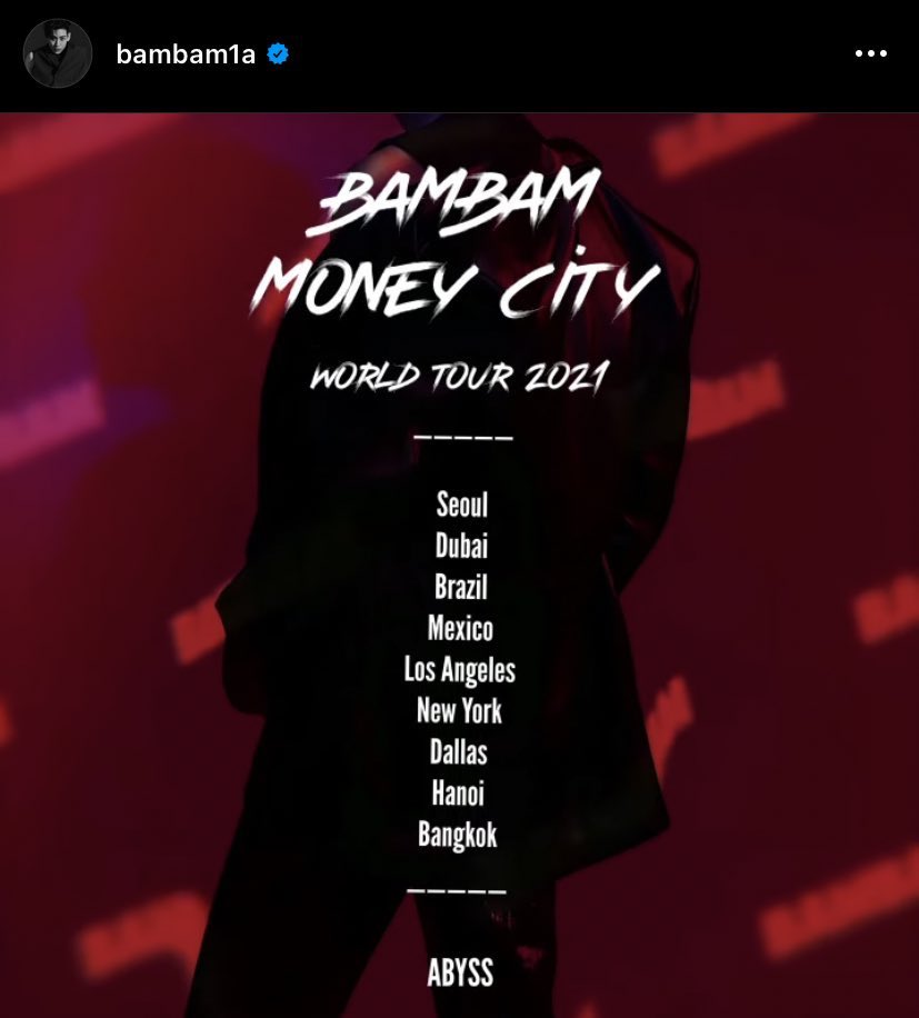 tuanxcoco's tweet photo. I GOT7 -  Why are we doing this tour 2021 
BamBam - Money City 2021 
Jinyoung - I DON��T HAVE TOUR 2022 
Jay B - IM NOT CUTE TOUR 2028 

@GOT7Official #GOT7 #갓세븐 https://t.co/GyPJZpykaK