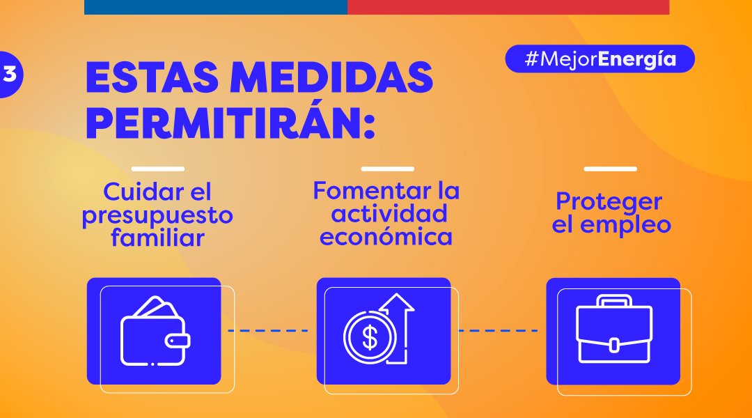 ¡Buenas noticias! 👏⚡️ Se suspende la medición de las “horas punta” y el recargo por energía adicional de invierno de consumo eléctrico durante abril, mayo, agosto y septiembre💡
 
Esto permitirá cuidar el presupuesto familiar, fomentar la economía y proteger el empleo ✅