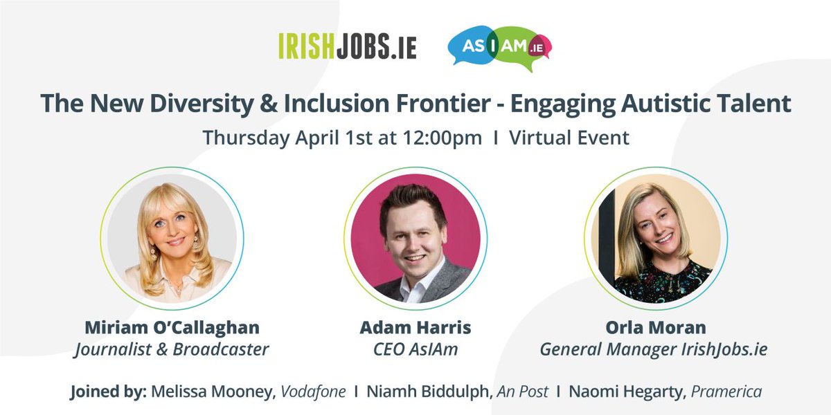 imslimerick's tweet photo. IMS is delighted to be hosting the launch of @AsIAmIreland "Autism in the Workplace” report today with @MiriamOCal &amp; @AdamPHarris. The event will explore the experiences of autistic people in the workplace and examine how access to employment can be improved for autistic people. https://t.co/fWtIkRscqI