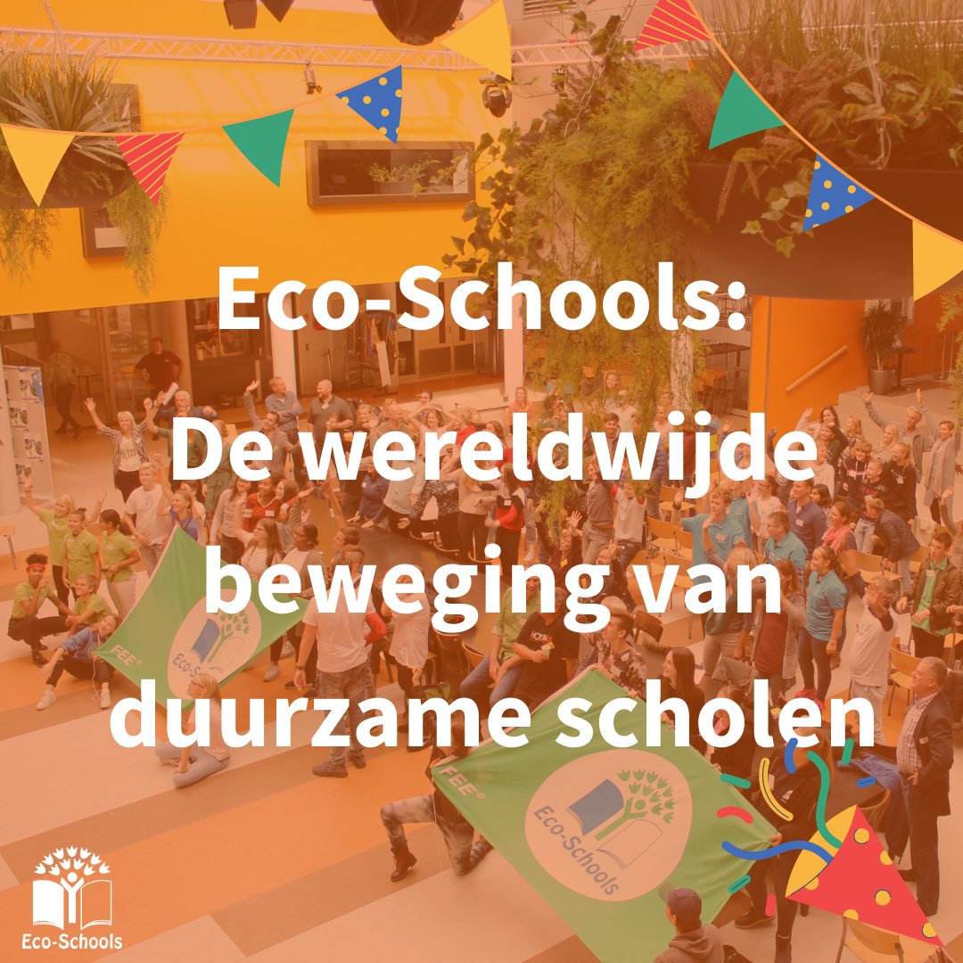 Eco-Schools krijgt een vernieuwd programma vanaf het nieuwe schooljaar! Het programma heeft een toolkit, een filosofie met vijf pijlers en zet sterker in op het community-aspect van deze wereldwijde beweging. 🌻  #ecoschools #vernieuwing #vernieuwdprogramma