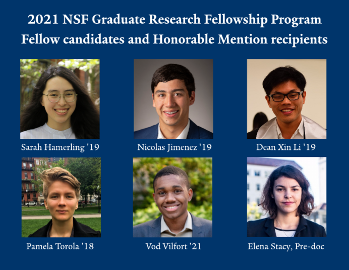 YaleEconomics's tweet photo. Congrats to the @YaleEconomics alumni and student awarded @NSFGRFP fellowships, as well as one honorable mention! Sarah Hamerling '19, @NicolasJimenezA '19, Dean Li '19, Pamela Torola '18, @VilfortVod '21, and @ElenaEcon (Tobin pre-doc). More here:
https://t.co/N8bAkMuhc7 https://t.co/TkY050HZX0