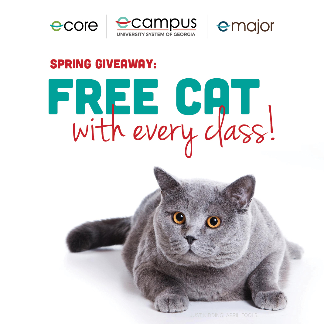 USG_eCampus's tweet photo. Have you heard the big news?!

To enter, be sure to check the fine print underneath our furry friend, Mr. Pickle.  😂

#AprilFoolsDay2021 #AprilFoolsDay #AprilFools #OnlineClasses #OnlineCourses #OnlineCourse #OnlineDegrees #DegreePrograms #eLearning #USGeCampus #eCore #eMajor https://t.co/ZkRaiy2y1q