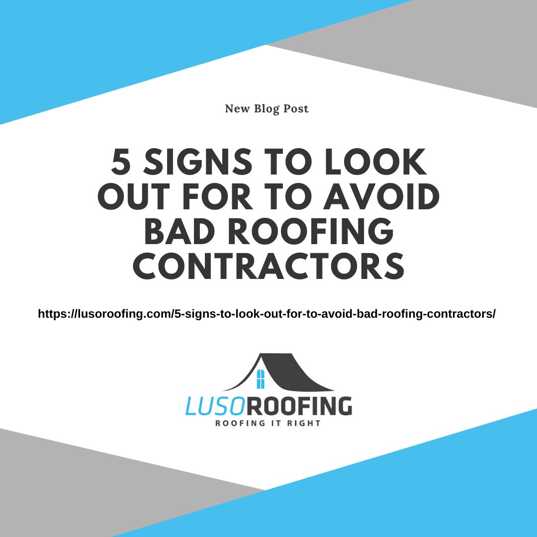 luso_roofing's tweet photo. 5 Signs To Look Out For To Avoid Bad Roofing Contractors β’ New Blog Post β’ https://t.co/h3NTnmb2kb
#lusoroofing #roofingitright
#roofingcontractor #toronto #construction #blogger #roofing #roofingtoronto #torontoroofing #blogpost https://t.co/gbORwrhaD5