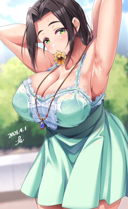 【Skeb】夏の海老原菜帆さん☀️ 