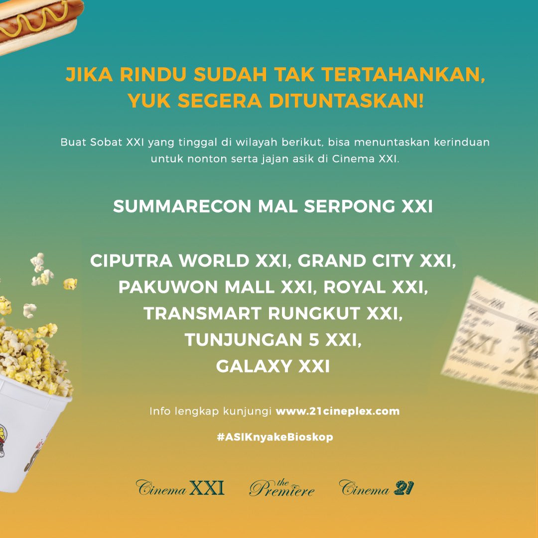 Cinema XXI tweet media