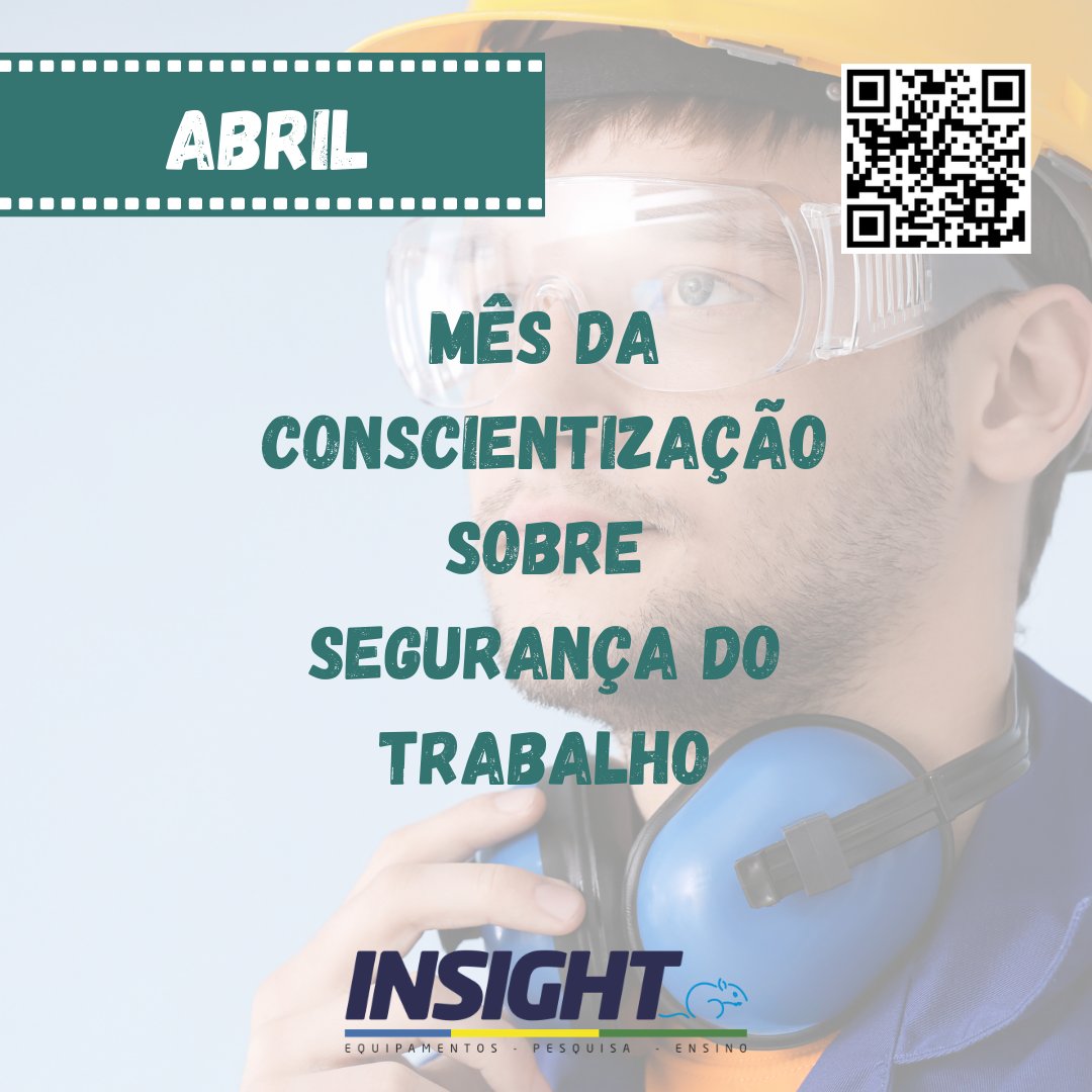 Insightltda's tweet image. Agora no mês de Abril existe a campanha do Abril Verde, onde iniciativas para conscientizar empresas e funcionários sobre a importância da segurança do trabalho são realizadas.

#InsightEquipamentos #AbrilVerde #segurançadotrabalho