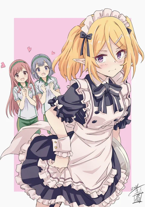 メイド服クロエ  #プリコネR 