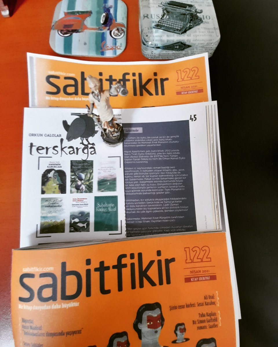 Sabitfikir Dergisi'ndeki en sevdiğim köşelerden Orkun Galolar'ın hazırladığı Ters Karga'nın yuvasına Sakarmeke'yi konuk etmesi günüme kahve keyfi kattı. Mutluluk sebepleri... 🕊📚☕ <a href="/orkungalolar/">Orkun Galolar</a> #sakarmeke #ithakiyayınları #IthakiTurkce #sabitfikir