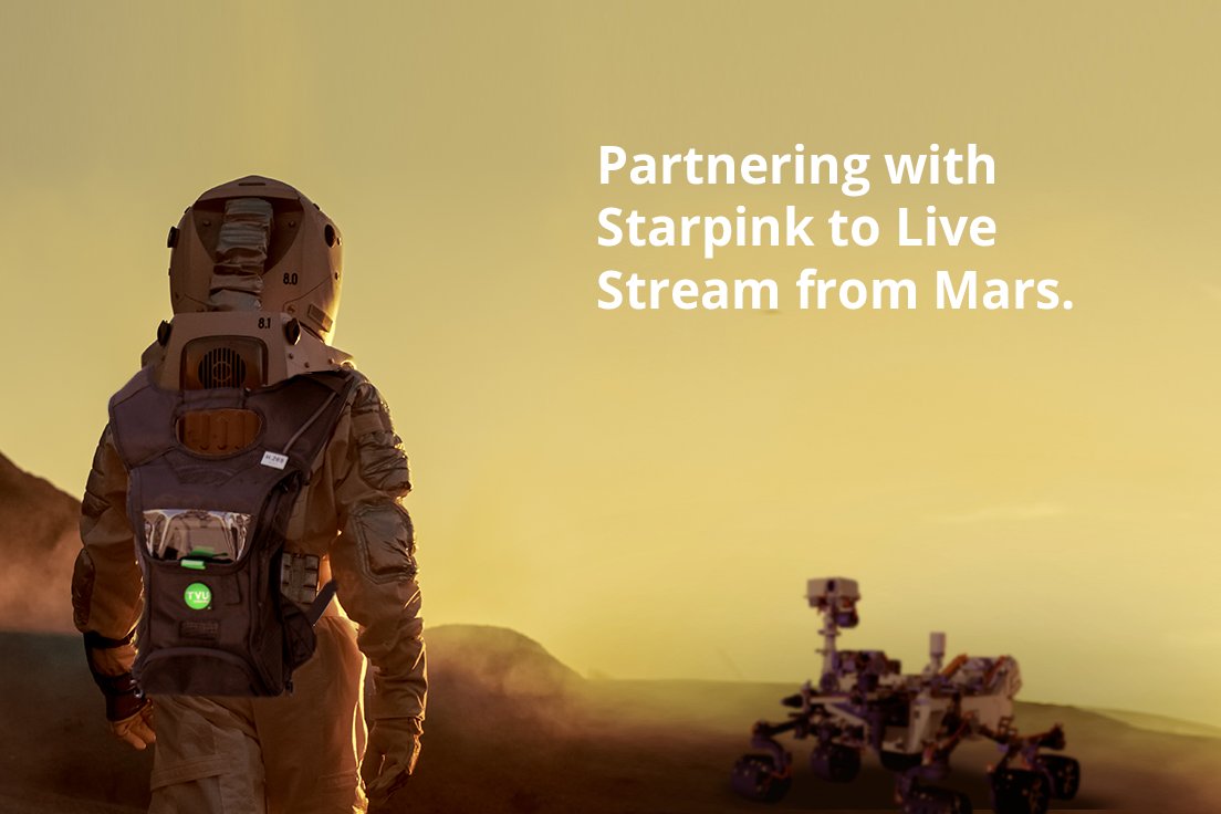 You can now watch the first ever live streaming program from Mars. Brought to you using TVU One. Will you be watching it?