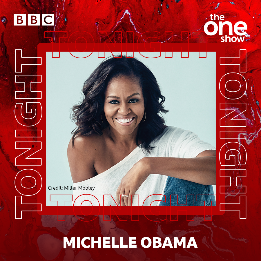 Also coming up on tonight’s show, we have a special film from the one and only <a href="/MichelleObama/">Michelle Obama</a> 🤩

You won’t want to miss it.

⏰ 7pm
📺 <a href="/BBCOne/">BBC One</a>

#TheOneShow