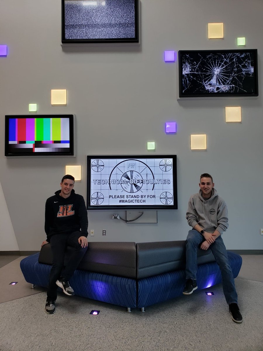 RITMAGIC's tweet photo. How it started...how it's going on! #MAGICTech's April Fool's Day tradition continues! And we love to see it!  @BullisBrian @LouisDiorio #welearnbybreakingthings #RIT https://t.co/eJo4RreN6b