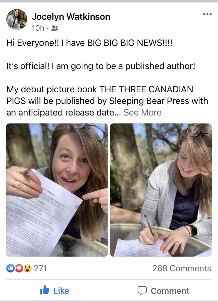 KeswickHSAlumni's tweet photo. Congratulations to Alumni class of 2004, Jocelyn on becoming a published author! Three Canadian Pigs coming to shelves soon! 📖 https://t.co/mnORXXmQzR