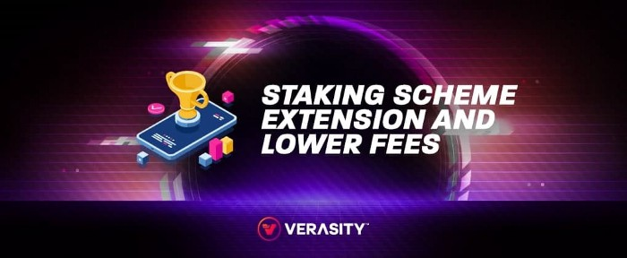 verasitytech's tweet photo. .@verasitytech announces extension of the Staking Program @ 25.5% through March 31, 2022
- Reduction of Gas Fees to 600 $VRA
- Effective immediately 
Read the details: https://t.co/fxJycwFwrZ https://t.co/FXzbMZZ4Rg