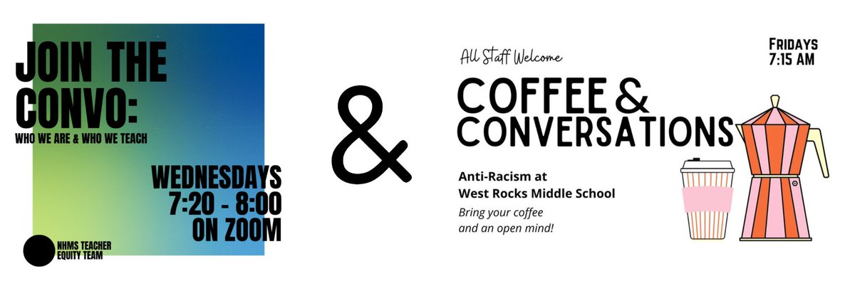 West Rocks &amp; Nathan Hale Middle Schools met to discuss #antiracism and #equity. Looking to move forward with action steps! <a href="/MrBKirby/">Bryan Kirby</a> <a href="/reynoldslearn/">Adam Reynolds</a> <a href="/Mrs_D_Walters/">DWalters</a> <a href="/MsMooMath/">Ms. Mouland</a>